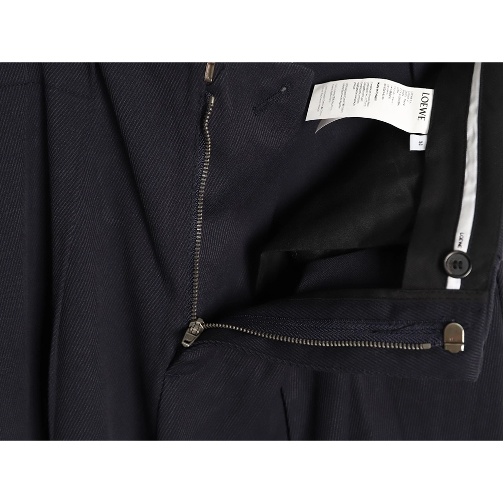 Loewe Leather Pocket Casual Trousers,Loewe