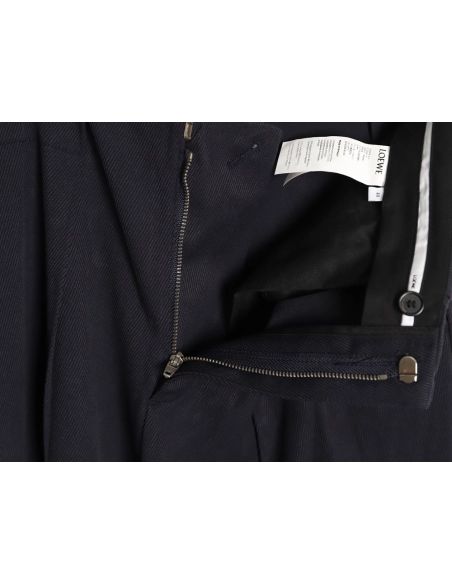 Loewe Leather Pocket Casual Trousers,Loewe