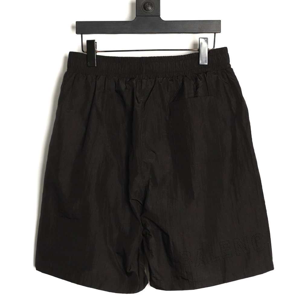 Balenciaga double-ring logo embroidered shorts,Balenciaga