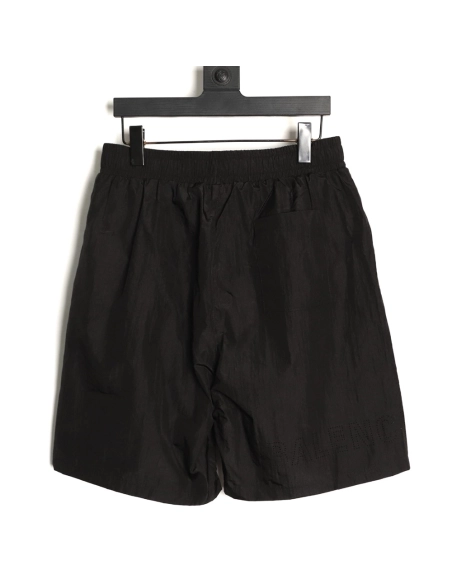 Balenciaga double-ring logo embroidered shorts,Balenciaga