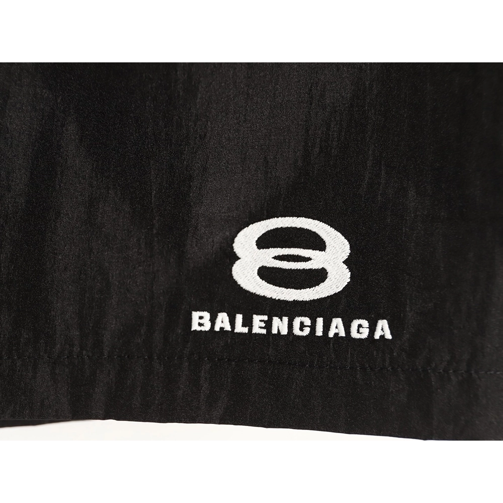 Balenciaga double-ring logo embroidered shorts,Balenciaga