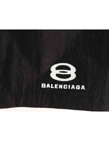 Balenciaga double-ring logo embroidered shorts,Balenciaga