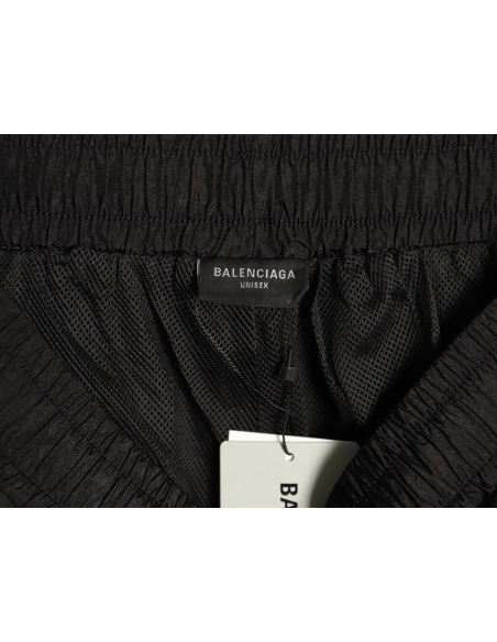 Balenciaga double-ring logo embroidered shorts,Balenciaga