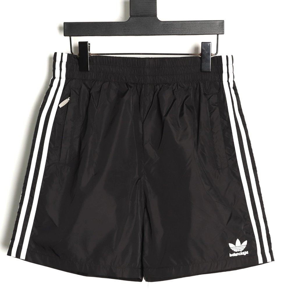 Balenciaga x Adidas Trefoil Logo-Embroidered Shorts,Balenciaga