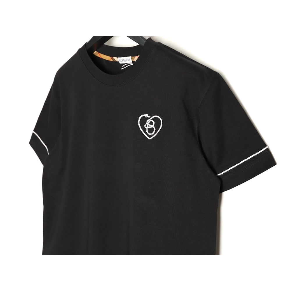Burberry Heart Letter Short-Sleeve T-Shirt TSK1,Burberry