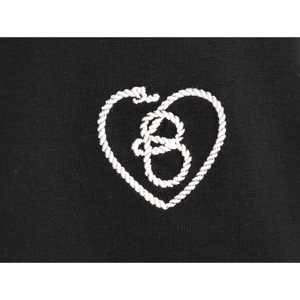 Burberry Heart Letter Short-Sleeve T-Shirt TSK1,Burberry