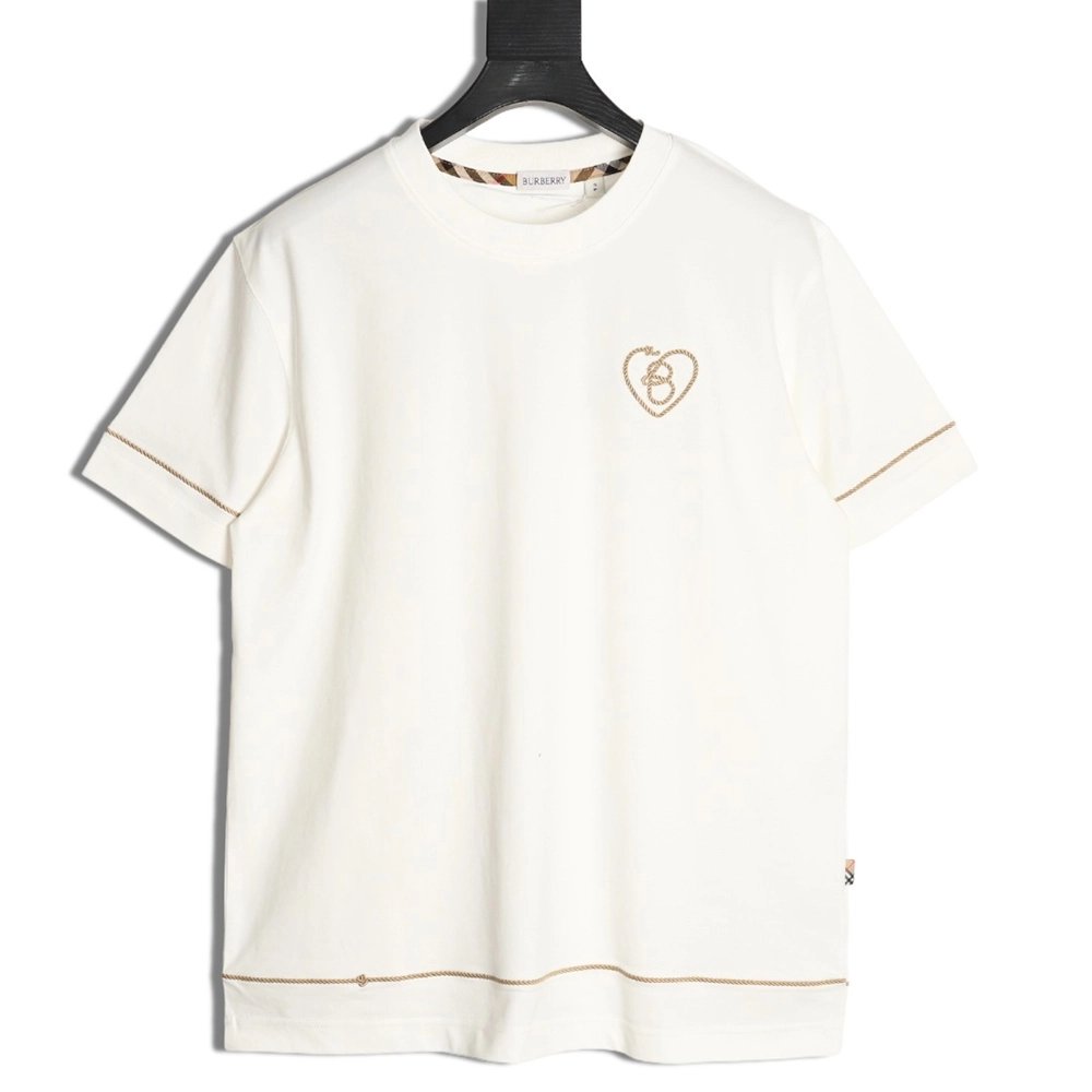 Burberry Heart Letter Short-Sleeve T-Shirt,Burberry