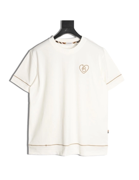 Burberry Heart Letter Short-Sleeve T-Shirt,Burberry