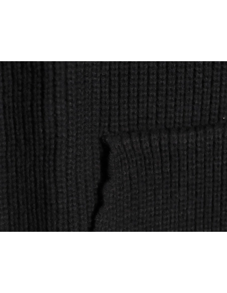 Celine leather appliqu¨¦ embroidered wool hoodie,Celine