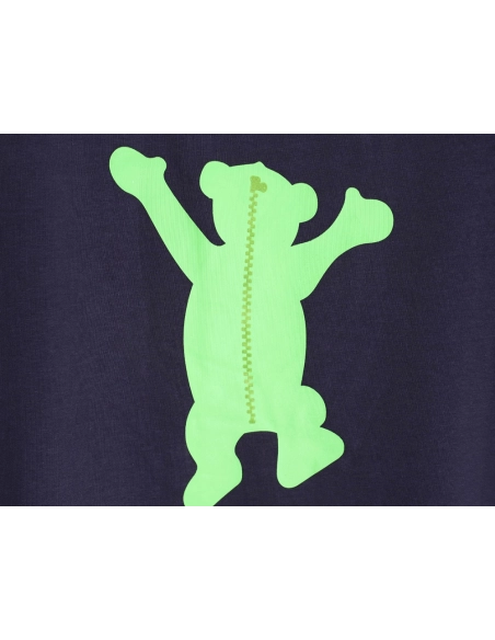 We11done Double-Sided Flocked Bear Print Short-Sleeve T-Shirt,We11done