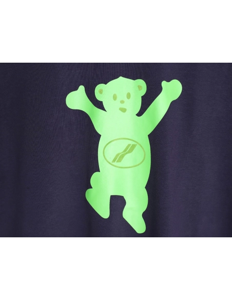 We11done Double-Sided Flocked Bear Print Short-Sleeve T-Shirt,We11done