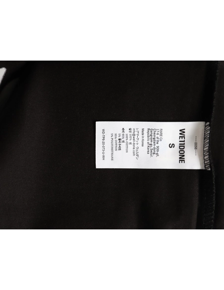We11done Simple Logo Letter Print Short-Sleeve T-Shirt TSK1,We11done