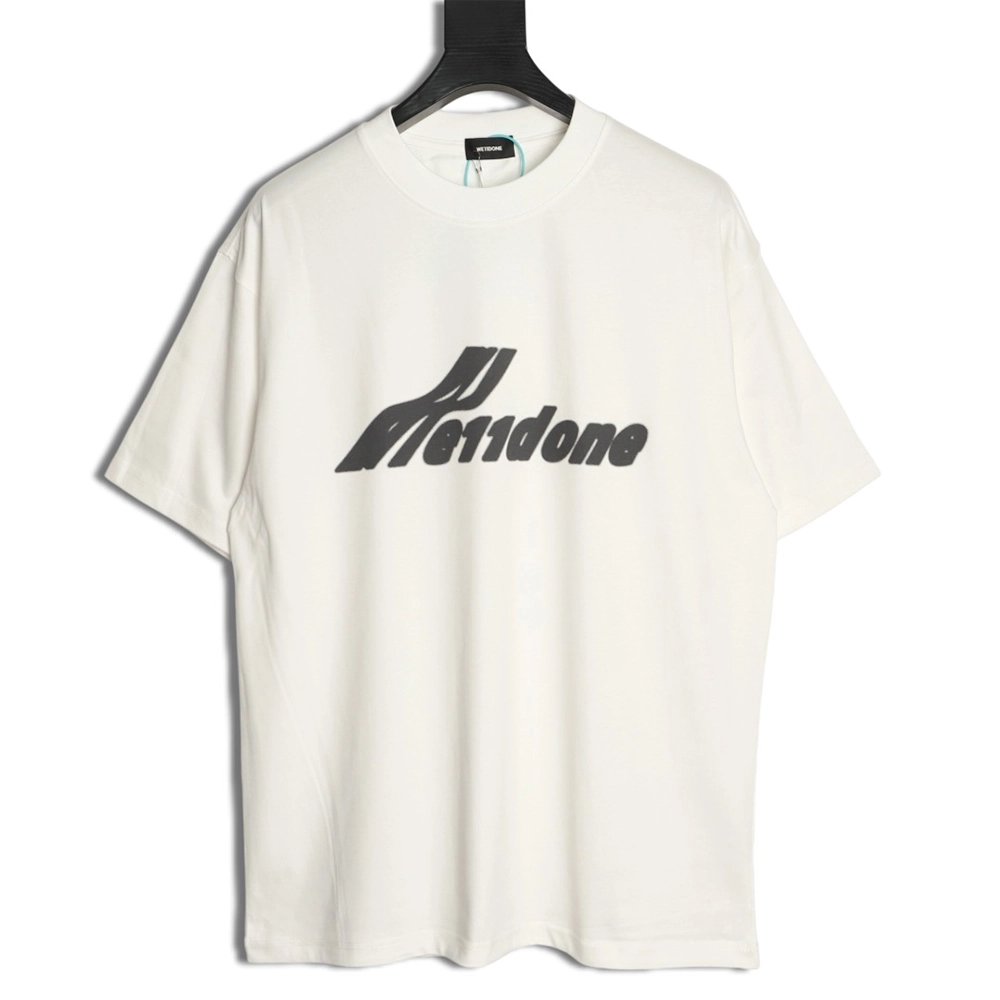 We11done Simple Logo Letter Print Short-Sleeve T-Shirt,We11done