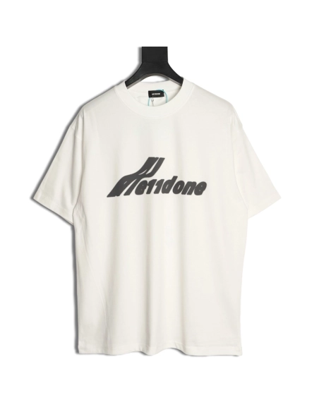We11done Simple Logo Letter Print Short-Sleeve T-Shirt,We11done