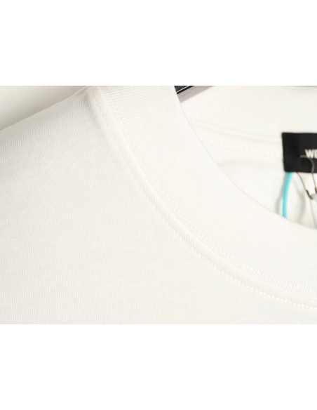 We11done Simple Logo Letter Print Short-Sleeve T-Shirt,We11done