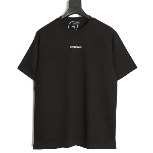 We11done Neckline Logo Letter Print Short-Sleeve T-Shirt TSK1,We11done
