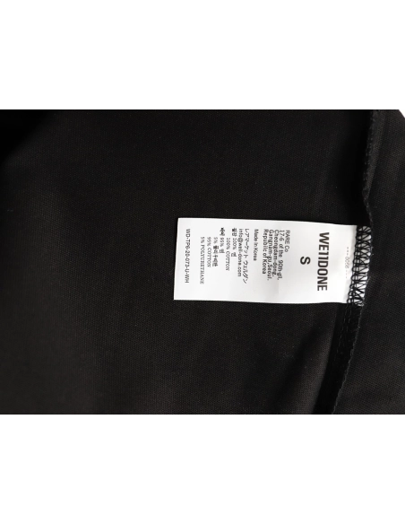 We11done Neckline Logo Letter Print Short-Sleeve T-Shirt TSK1,We11done