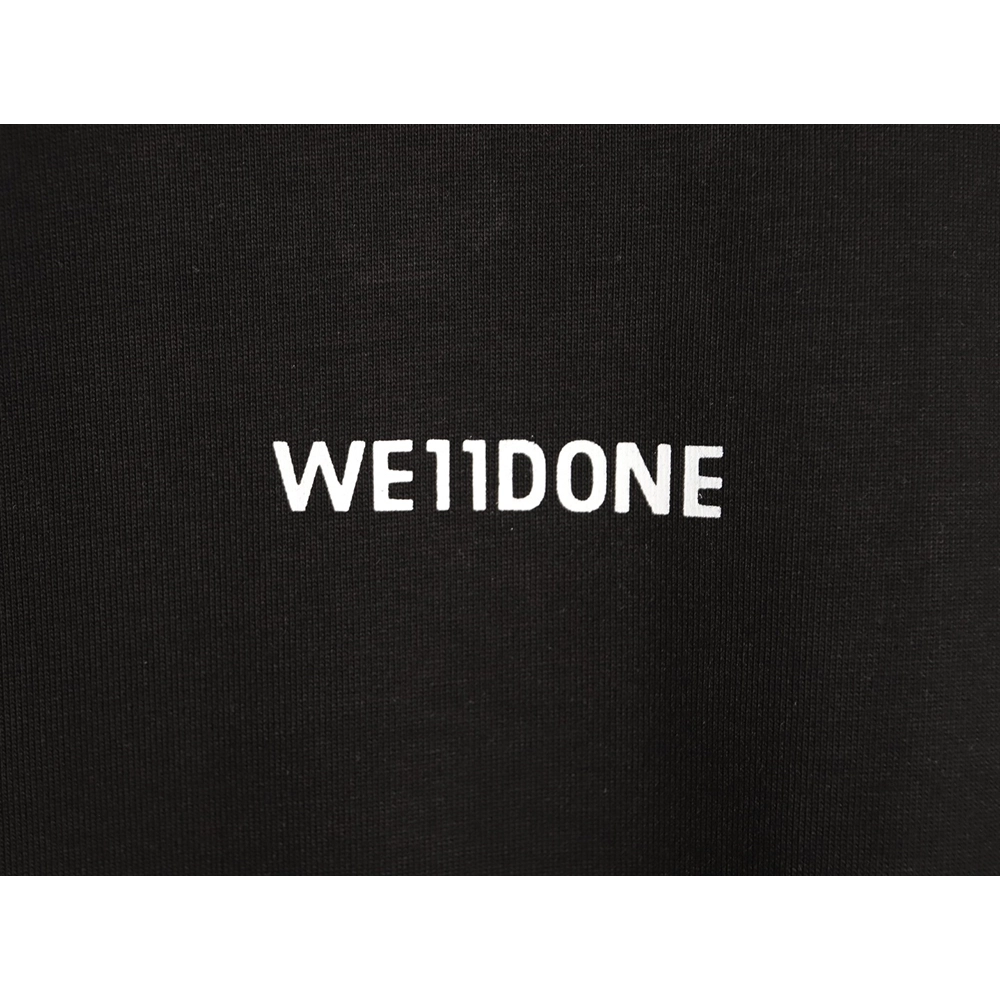 We11done Neckline Logo Letter Print Short-Sleeve T-Shirt TSK1,We11done