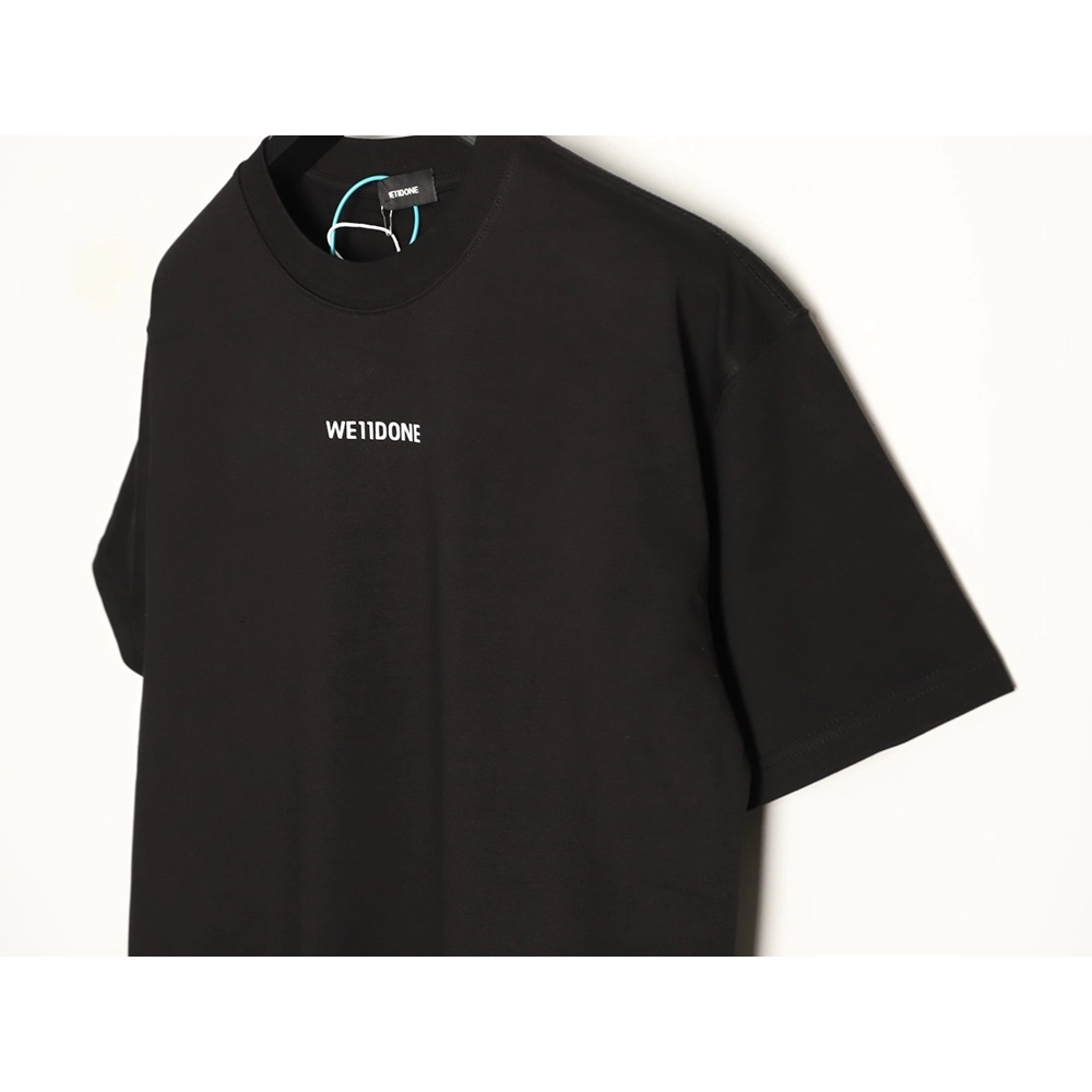 We11done Neckline Logo Letter Print Short-Sleeve T-Shirt TSK1,We11done