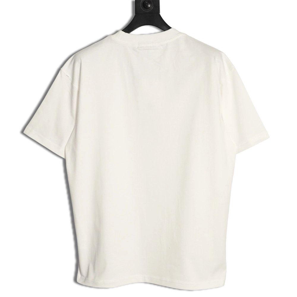 We11done Neckline Logo Letter Print Short-Sleeve T-Shirt,We11done