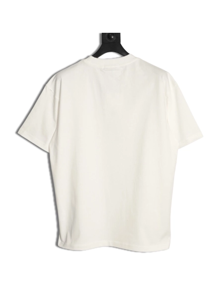 We11done Neckline Logo Letter Print Short-Sleeve T-Shirt,We11done