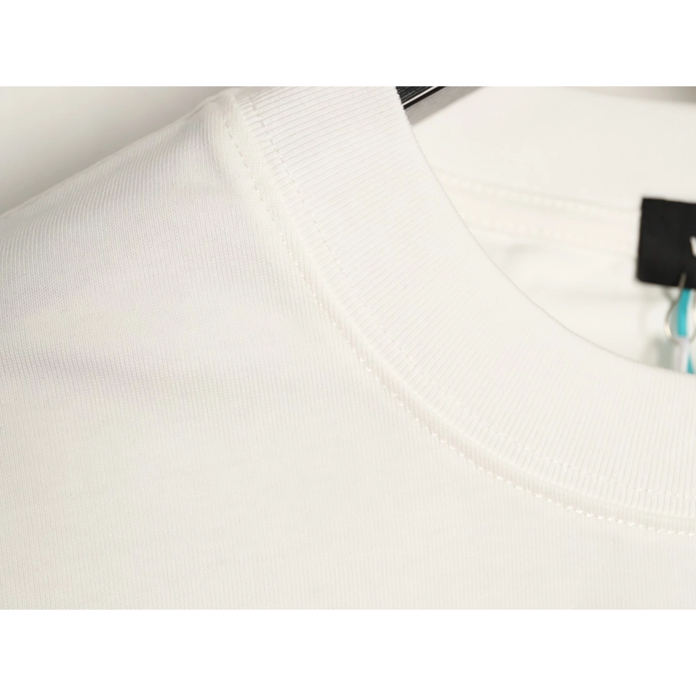 We11done Neckline Logo Letter Print Short-Sleeve T-Shirt,We11done