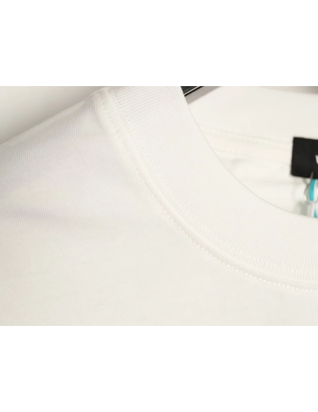 We11done Neckline Logo Letter Print Short-Sleeve T-Shirt,We11done