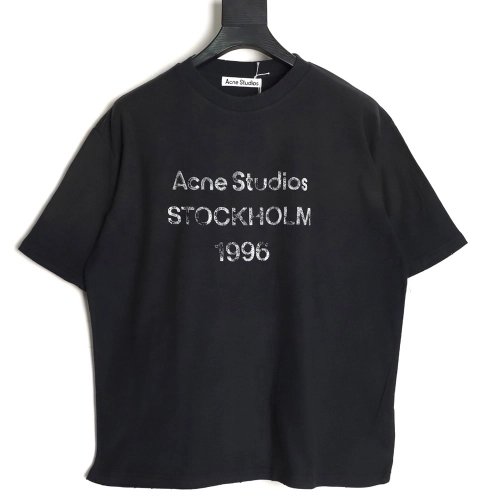 Acne Studios 1996 Letter-Print Short-Sleeve T-Shirt,Acne Studios