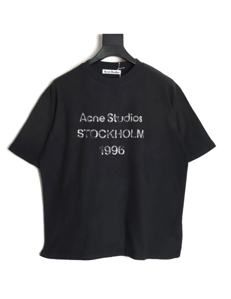 Acne Studios 1996 Letter-Print Short-Sleeve T-Shirt,Acne Studios