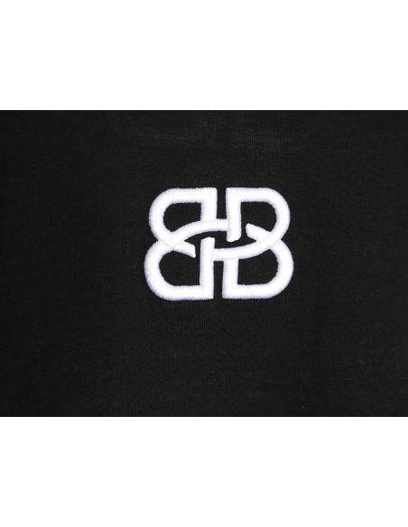 Balenciaga Heavy-Embroidered, Distressed Crewneck T-Shirt TSK1,Balenciaga
