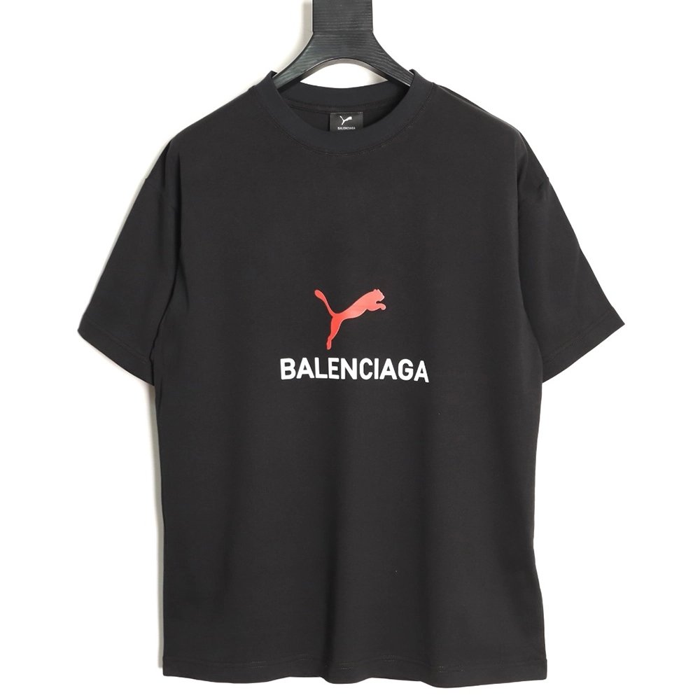 Balenciaga PUMA Collaboration Printed Short-Sleeve T-Shirt TSK1,Balenciaga