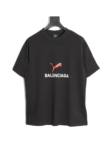 Balenciaga PUMA Collaboration Printed Short-Sleeve T-Shirt TSK1,Balenciaga