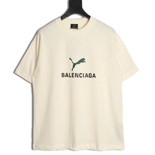 Balenciaga PUMA Collaboration Printed Short-Sleeve T-Shirt,Balenciaga
