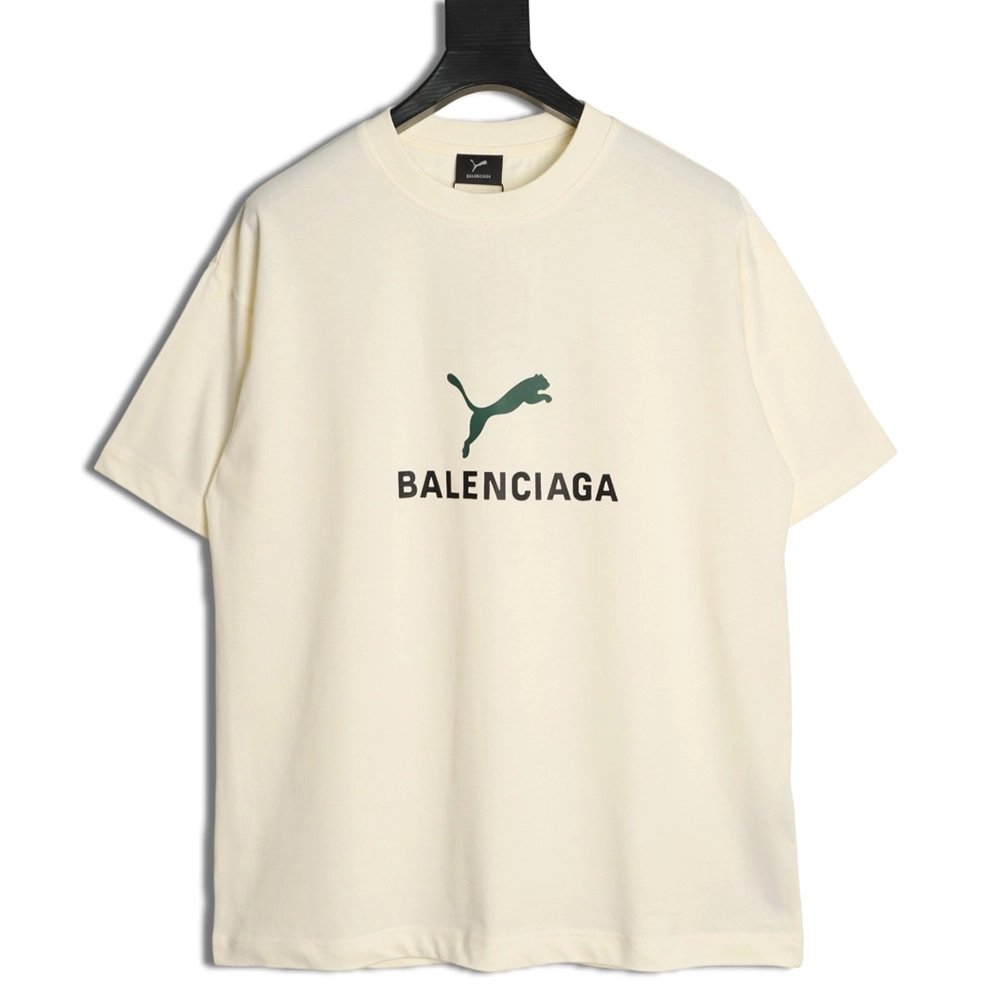 Balenciaga PUMA Collaboration Printed Short-Sleeve T-Shirt,Balenciaga