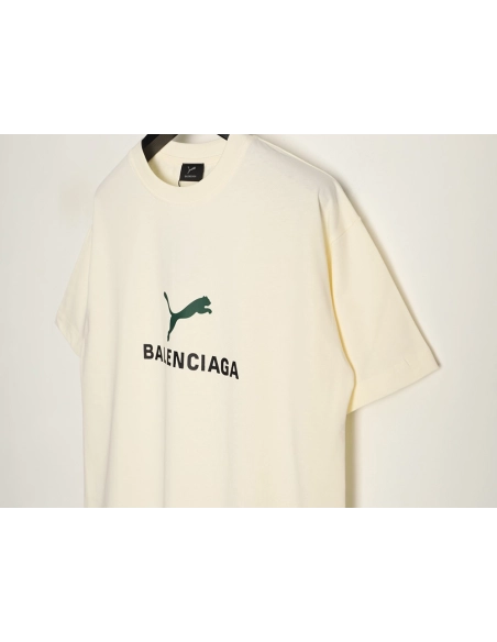 Balenciaga PUMA Collaboration Printed Short-Sleeve T-Shirt,Balenciaga