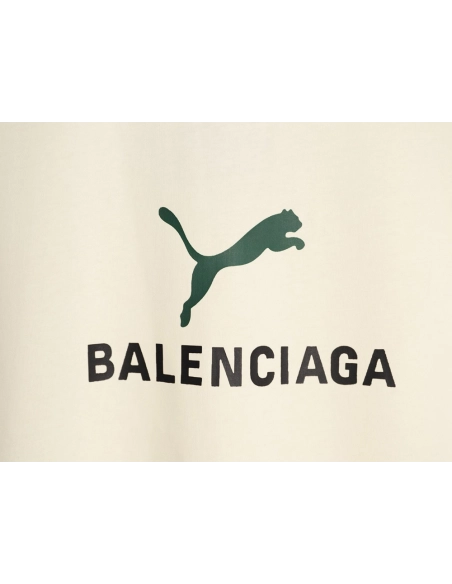 Balenciaga PUMA Collaboration Printed Short-Sleeve T-Shirt,Balenciaga