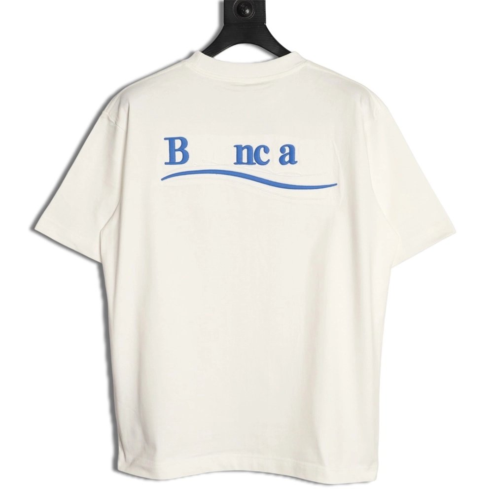 Balenciaga Cola Burnout Patch Embroidery Short-Sleeve T-Shirt,Balenciaga