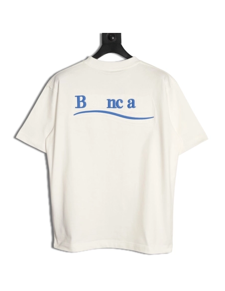 Balenciaga Cola Burnout Patch Embroidery Short-Sleeve T-Shirt,Balenciaga