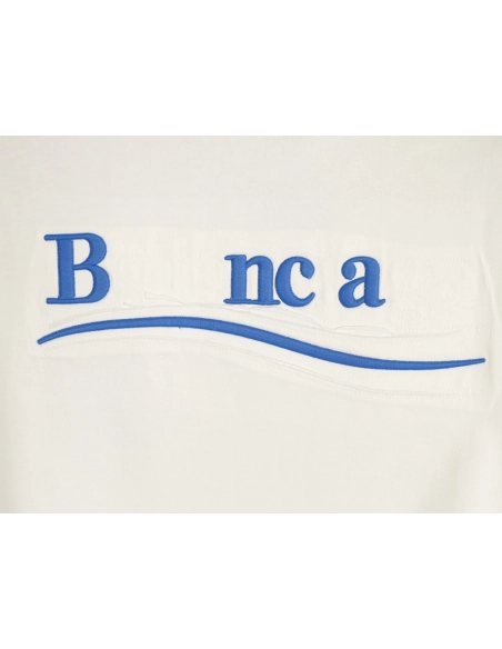 Balenciaga Cola Burnout Patch Embroidery Short-Sleeve T-Shirt,Balenciaga