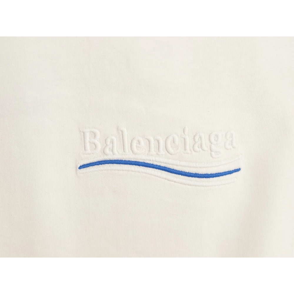 Balenciaga Cola Burnout Patch Embroidery Short-Sleeve T-Shirt,Balenciaga