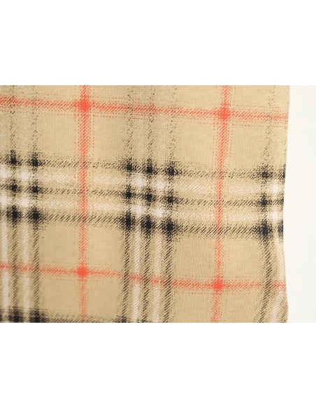 Burberry gradient blurred check print short-sleeved T-shirt TSK1,Burberry
