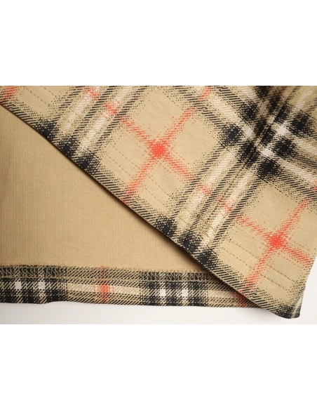 Burberry gradient blurred check print short-sleeved T-shirt TSK1,Burberry