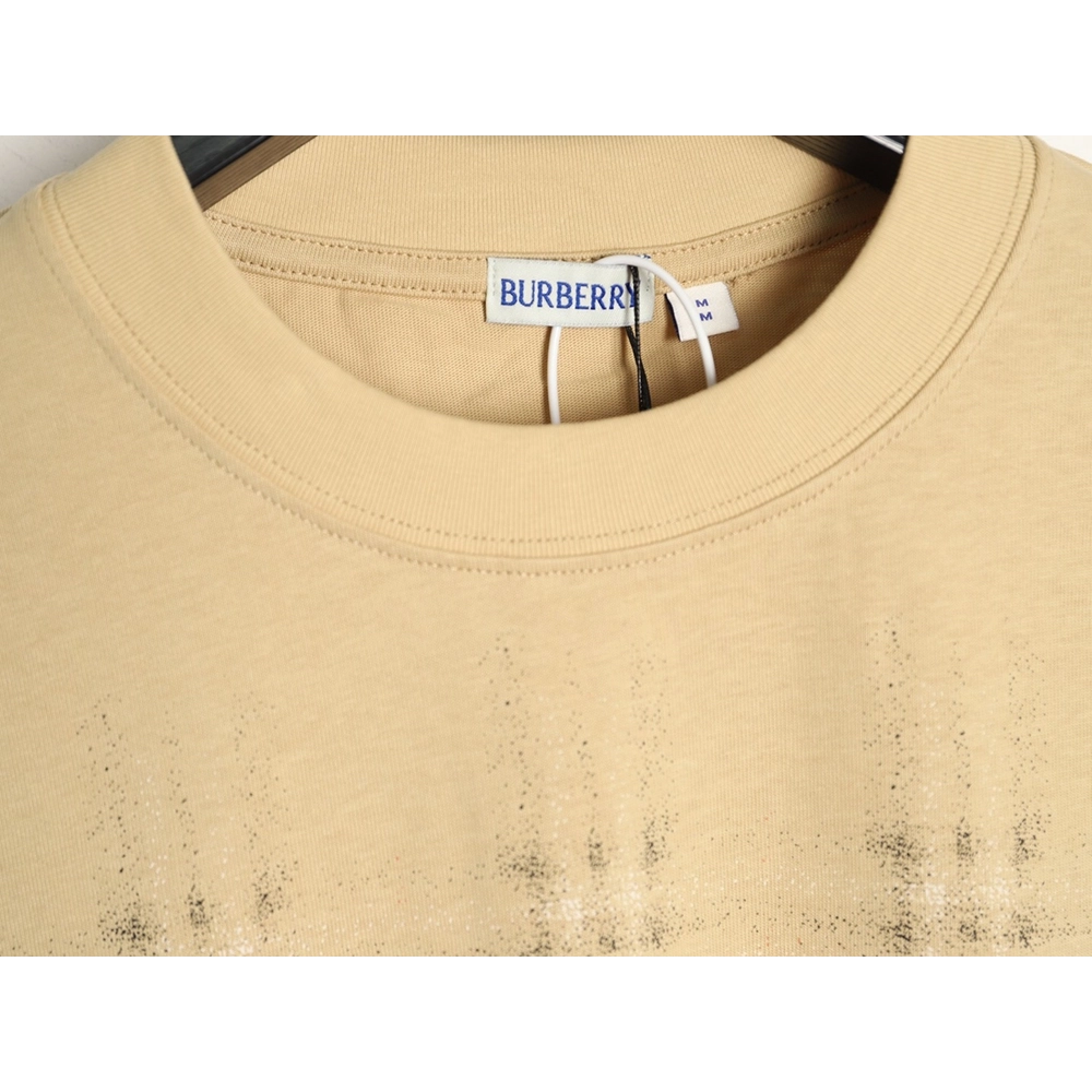 Burberry gradient blurred check print short-sleeved T-shirt TSK1,Burberry