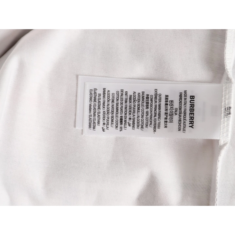 Burberry gradient blurred check print short-sleeved T-shirt,Burberry