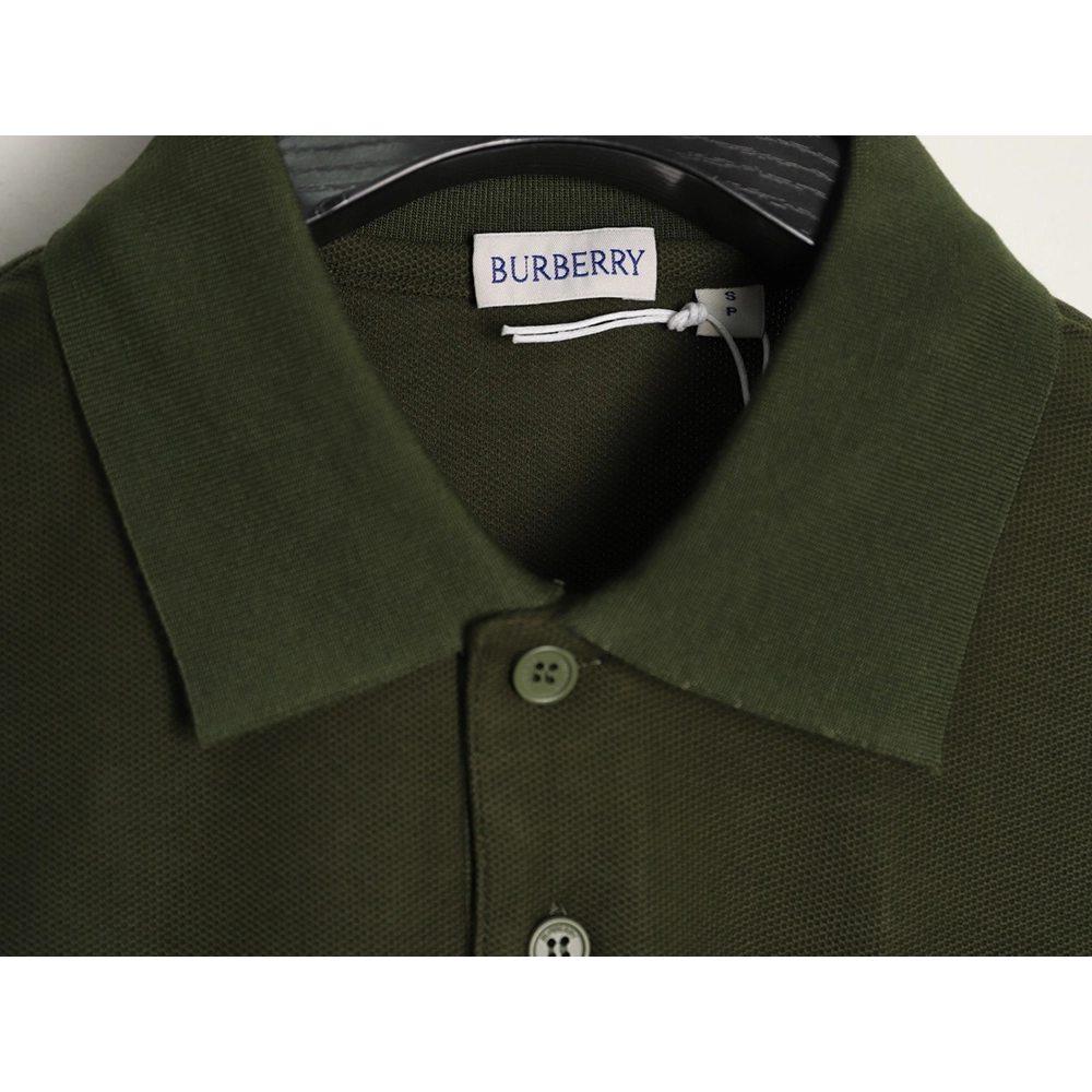 Burberry Battle Horse Embroidery Short-Sleeve Polo Shirt,Burberry
