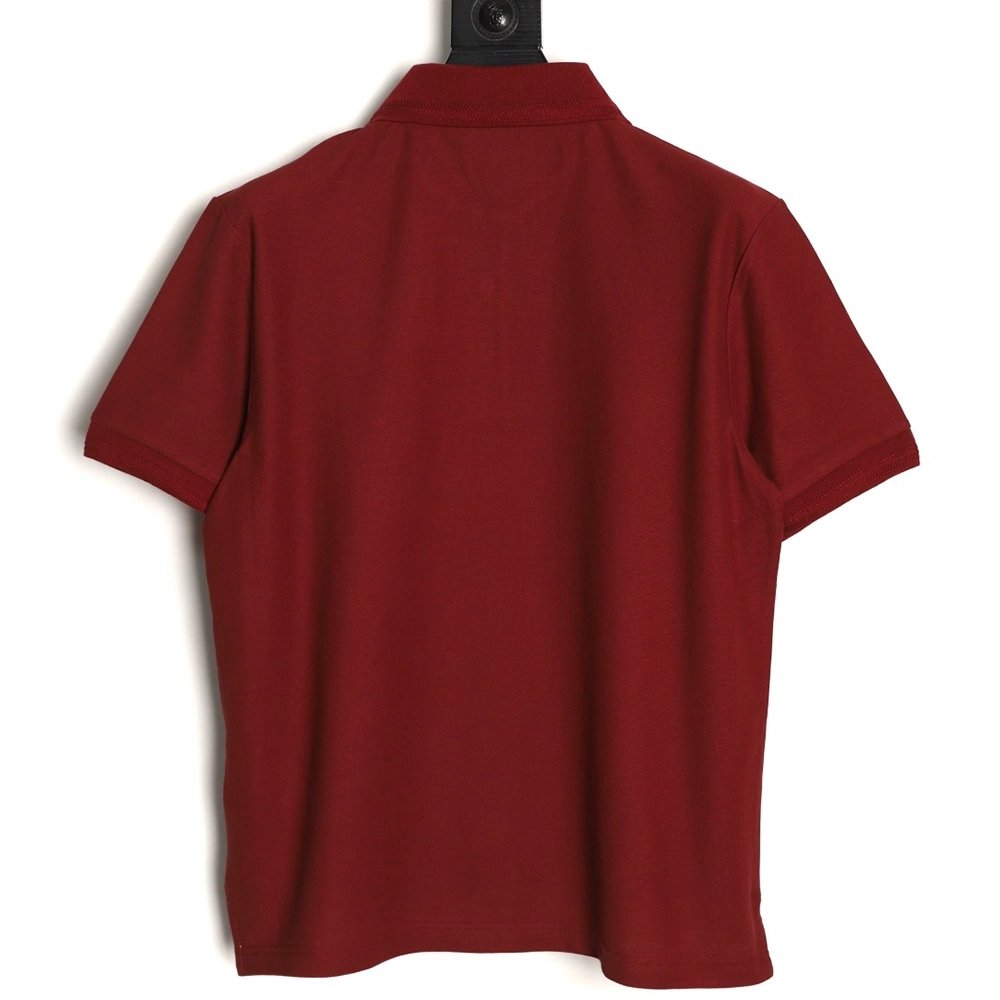 Burberry War Horse Plaid Access Control Short-Sleeve Polo Shirt,Burberry