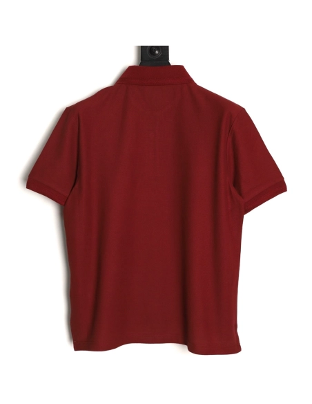 Burberry War Horse Plaid Access Control Short-Sleeve Polo Shirt,Burberry