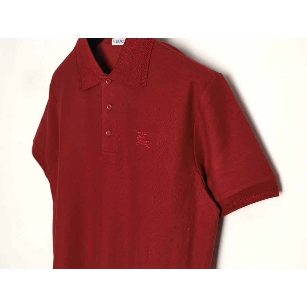 Burberry War Horse Plaid Access Control Short-Sleeve Polo Shirt,Burberry