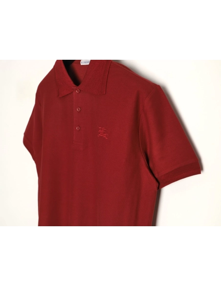 Burberry War Horse Plaid Access Control Short-Sleeve Polo Shirt,Burberry