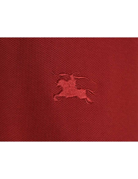 Burberry War Horse Plaid Access Control Short-Sleeve Polo Shirt,Burberry